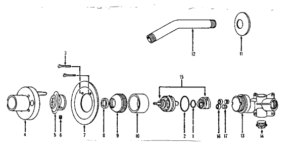 shower valve diagram